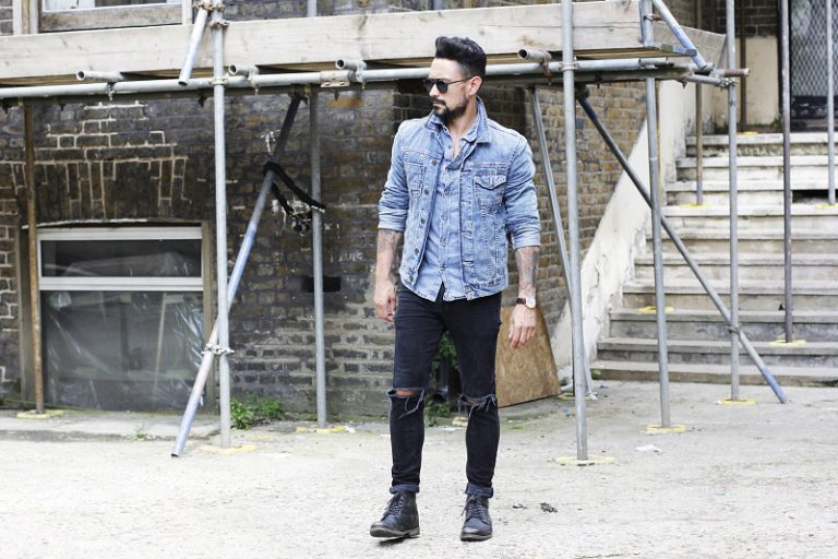 How to Wear a Denim Outfit Men