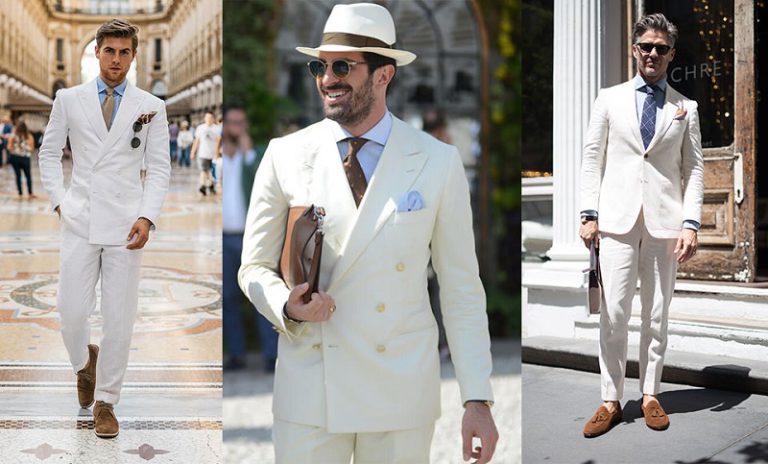 How to Wear an Off White Suit Men