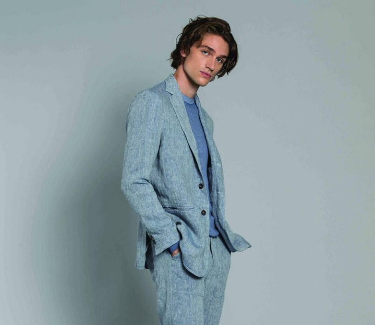 A Blue Linen Jacket Is Smart and Comfortable